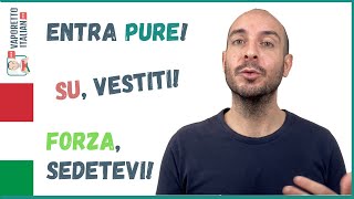 Parla PURE ti ascolto  Parole che usiamo con limperativo in italiano [upl. by Hameerak]