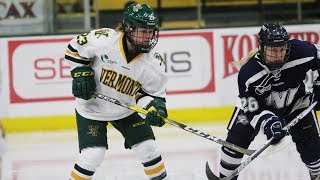 Womens Hockey Vermont vs New Hampshire 102017 [upl. by Tennaj]