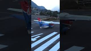 Taking off from Lukla one of the worlds most dangerous airports Summit Air Let 410 aviation [upl. by Nadab]