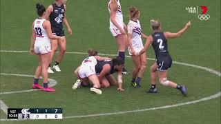 Carlton Blues vs Fremantle Dockers  AFLW Round 7  Full game [upl. by Ciardap86]