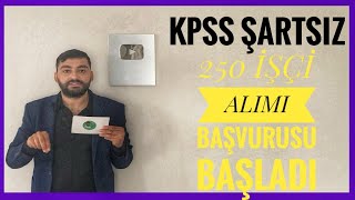 250 SÜREKLİ İŞÇİ ALIMI  KPSS ŞARTSIZ KURA İLE ATAMA TBMM BAŞKANLIĞI 250 SÜREKLİ İŞÇİ ALIMI [upl. by Miner]