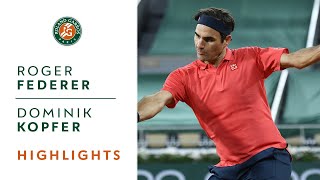 Roger Federer vs Dominik Köpfer  Round 3 Highlights I RolandGarros 2021 [upl. by Aelanna733]