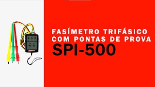 Como utilizar o Fasímetro Trifásico com pontas de prova da Instrutherm [upl. by Niles]