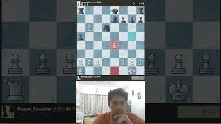 The Perfect Premove Ending chess chessgame Checkmate ChesswithShreyas [upl. by Fabrienne113]