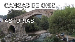 Asturias  Cangas de Onis  Picos de Europa  Puente Romano sobre el rio Sella  Tourism to Spain [upl. by Ashia757]