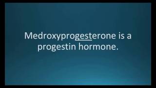 How to pronounce medroxyprogesterone Provera Memorizing Pharmacology Flashcard [upl. by Graehme]