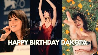 Happy birthday Dakota Johsnon 4th October 2022 😍🤍💐  Compilation of her best moments 🥰 [upl. by Gardol515]