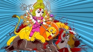 Mahishasura Mardini মহিসাসুর মর্দিনী animation [upl. by Cohbert]