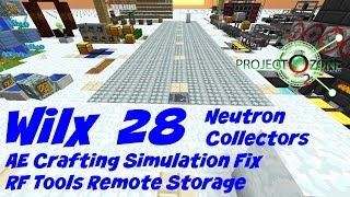 28 AE Crafting Simulation Fix RFtools Remote Storage  Project Ozone 2  Titan [upl. by Iraam]