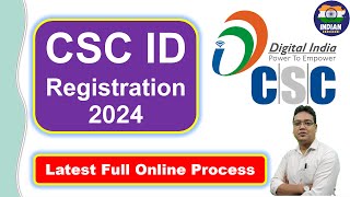 CSC Registration 2024  CSC id kaise banaye  csc center online registration  csc id kaise milegi [upl. by Alisa]