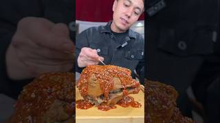 Spicy lambs head daily mukbang short [upl. by Rett409]