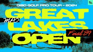 2024 Discraft Great Lakes Open  MPO FINALB9  Buhr Wysocki Heimburg Robinson  Jomez Disc Golf [upl. by Atsev]