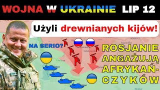 12 LIP AFRYKAŃSKI NAJEMNIK ATAKUJE UKRAIŃCÓW DREWNIANYM KIJEM  Wojna w Ukrainie Wyjaśniona [upl. by Ellered]