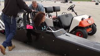 Jackie Braasch warming up her Dragster at RT66 [upl. by Haberman127]