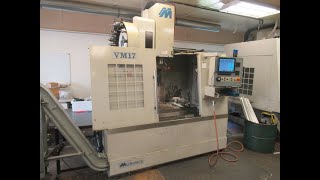 Milltronics VM17 CNC Vertical Machining Center with Centurion 7 Control 24 Station Side Mount ATC [upl. by Harbison]