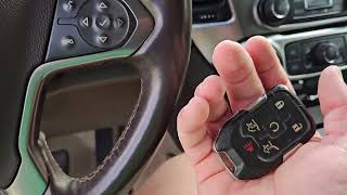 20172020 Chevy Tahoe and GMC Yukon key fob dead how to start [upl. by Yhtuv]