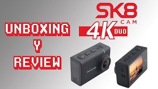 SK8 Cam 4K Duo  Action Cam  Review [upl. by Mooney892]