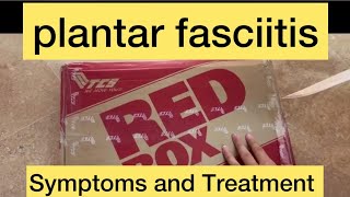 plantar fasciitis Symptoms and Treatment  foot care Zamzama Karachi review [upl. by Cchaddie]