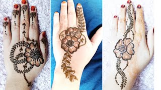 New year Simple mehandi designMehandi ka designmehandimehandi ki designmehndi henna [upl. by Nedearb]