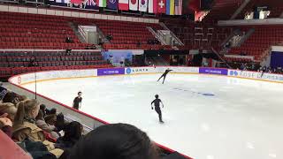 Yuma Kagiyama FS runthrough GP Helsinki 2024 [upl. by Hsenid]