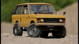 Range Rover Classic Scale Crawler SCX10 ll JSScale 4K [upl. by Elna]