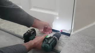 DIY Top Tips How to draughtdraft proof your external doors  how to install draught stopper [upl. by Lamdin]