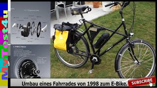 Test vom Fahrrad zum Pedelec  Umgebautes Utopia eBike [upl. by Wake47]