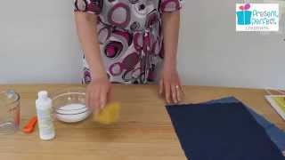 How to stiffen fabric for making flowers [upl. by Ayoras863]