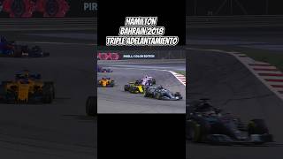 Hamilton imparable ¡Triple adelantamiento brutal en Bahrein 🚀🏎️ [upl. by Obaza]