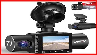 iiwey Dash Cam Front Rear and Inside 1080P Three Channels with IR Night Vision Car Camera SD Card [upl. by Siuqcram709]