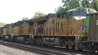 Union Pacific GE 9581 lead 5 DPUS [upl. by Yecnahc]