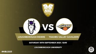 WNBL1 Loughborough Riders vs Thames Valley Cavaliers  300923 [upl. by Euginomod]