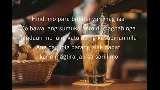 UMINOM NALANG TAYO  EL CIDE ft URZ SARMIENTO amp HYDRO Official Lyric Video [upl. by Still921]