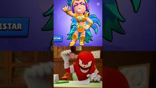 Knuckles aprovando as skins do brawl stars brawlstars meme knuckles [upl. by Retswerb514]