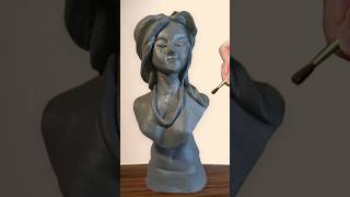 Transforming Clay into Kiara Cutaway Woman Sculpture creatix3 claysculpture sculpting clayart [upl. by Nicoline]