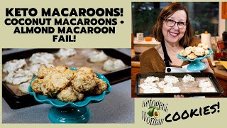 Keto Macaroons  Coconut Macaroons Wholesome Yum and FAILED Almond Macaroons  Keto Cookies [upl. by Niatsirk178]