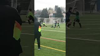 9 Year Old Solid FirstGoal LeftFoot Strike from Midfielder  Soccer Highlights  soccer [upl. by Enrobso]