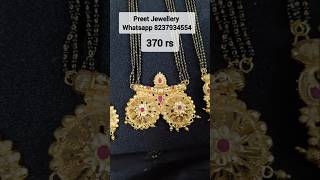 Forming Mangalsutra jewellery preet youtubeshort necklace earrings [upl. by Buckels]