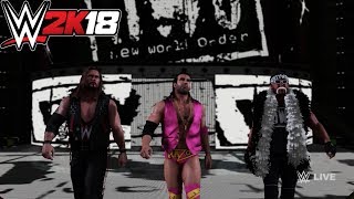 WWE 2K18  NWO ENTRANCE WITH GFX MOD [upl. by Ty]