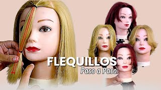 🔥 4 Flequillos para todo Tipo de Rostro  Paso a Paso  ✂️ Bang Cut [upl. by Itsur640]