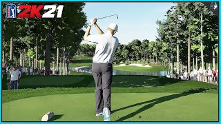 The Masters Round 1  PGA TOUR 2K21 Gameplay [upl. by Annadiana]