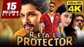 Real Protector 4K ULTRA HD Superhit Action Hindi Dubbed Full Movie  Allu Arjun Tamannaah [upl. by Dorinda]