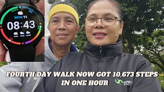 FOURTH DAY WALK ONE HOUR GOT 10673 STEPS [upl. by Thamos]