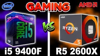 🔥 Indian PC Gaming 9400F vs 2600X 🔥 Intel Core i5 vs AMD Ryzen 5 🔥 Best Budget Gaming CPU Hindi [upl. by Aidyn]