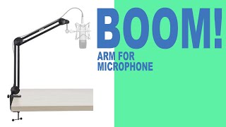 Samson MBA38 38inch Microphone Boom Arm Unboxing amp Review [upl. by Conchita]