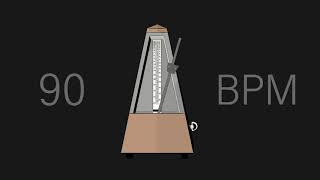 90 BPM Metronome [upl. by Brianne]