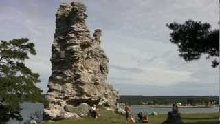 Gotland högsta rauk Jungfrun Nature on Gotland 2012mov [upl. by Solis]