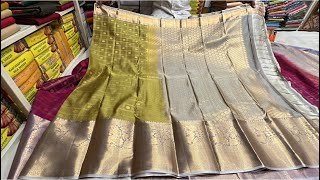 Chickpet Bangalore wholesale Silk sareeslSingle saree courier available [upl. by Annatsirhc]