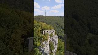 Heubach von oben Drohnenblick auf den Rosenstein heubach [upl. by Ethbinium]