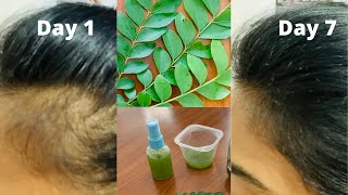 7 day Hair Miracle  With Proven Real Results  Curry Leaves Magic [upl. by Ruhtua]